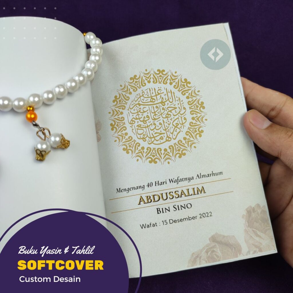 halaman sisipan yasin softcover